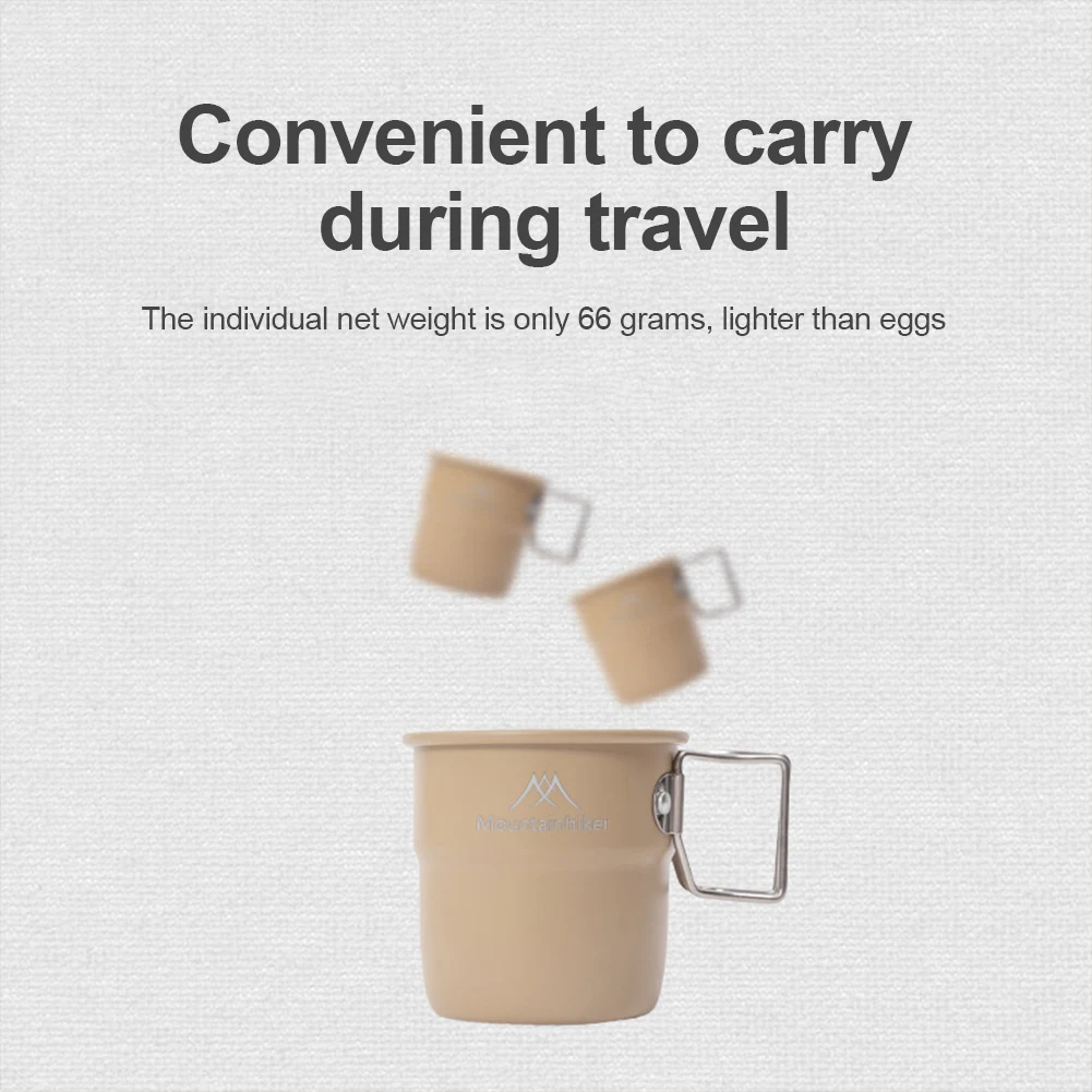 300ml Outdoor Camping Mug with Foldable Handle Camping Water Cup Aluminum Alloy Picnic Water Mug for Tourist Trekking Hiking
300ml Outdoor Camping Mug with Foldable Handle Camping Water Cup Aluminum Alloy Picnic Water Mug for Tourist Trekking Hiking