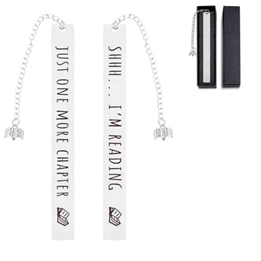 Funny Bookmarks for Book Lovers, Reading Gifts for Readers Women Men Writers Friends, Stocking Stuffers for Girl Boy Christmas
Funny Bookmarks for Book Lovers, Reading Gifts for Readers Women Men Writers Friends, Stocking Stuffers for Girl Boy Christmas