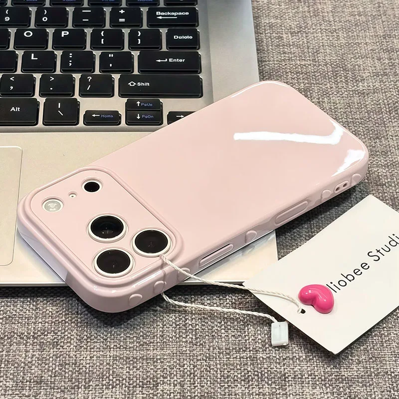 Cute Macaron Glossy Solid Color Case For iPhone Air 17 16 15 14 13 12 11 Pro Max Plus Aesthetic Candy Color Soft Silicone Cover
Cute Macaron Glossy Solid Color Case For iPhone Air 17 16 15 14 13 12 11 Pro Max Plus Aesthetic Candy Color Soft Silicone Cover
