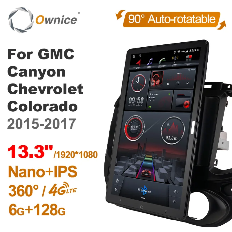 Android 12.0 Ownice Car Radio Auto for GMC Canyon Chevrolet Colorado 2015-2017 13.3" No DVD support Quick Charge Nano 1920*1080
Android 12.0 Ownice Car Radio Auto for GMC Canyon Chevrolet Colorado 2015-2017 13.3" No DVD support Quick Charge Nano 1920*1080