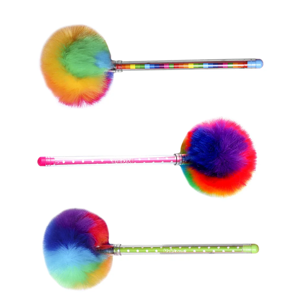 3 Pcs Color Ball Pen Superior Ink Cartoon Student Daily Writing Smooth Adorable Designed Plush Pompom Plastic Fluffy Signature
3 Pcs Color Ball Pen Superior Ink Cartoon Student Daily Writing Smooth Adorable Designed Plush Pompom Plastic Fluffy Signature
