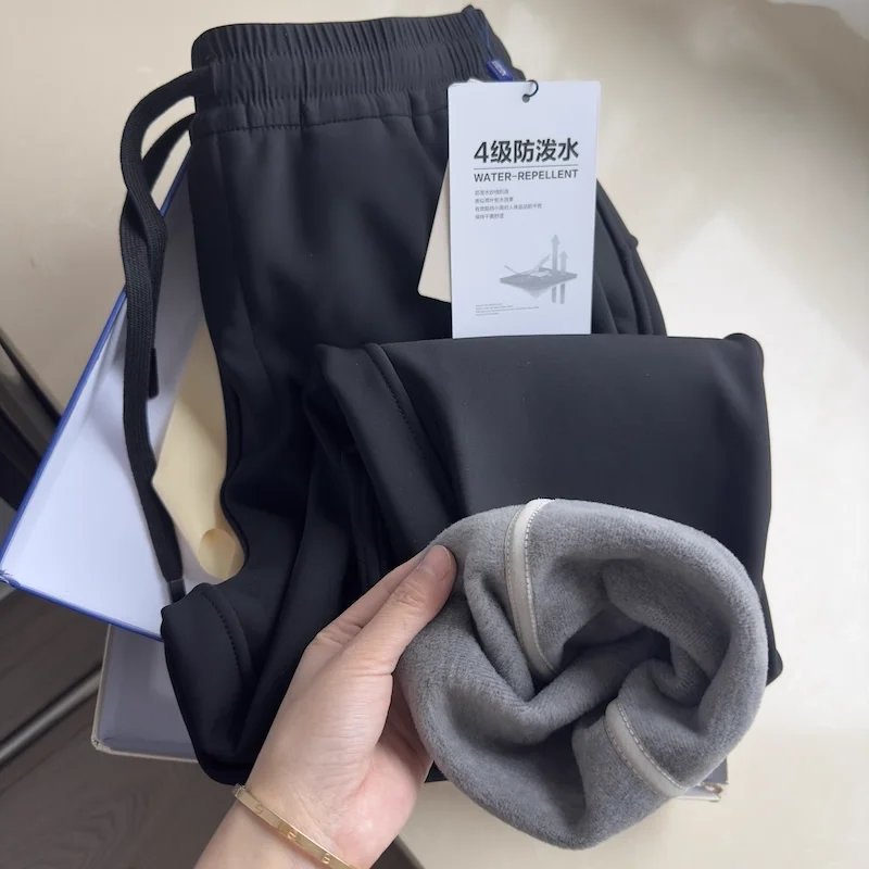 Thiened Fce Lined Straight Leg Casual Pants Men's Soft ell Pants Autumn Winter Warm Trousers Precision Details
Thiened Fce Lined Straight Leg Casual Pants Men's Soft ell Pants Autumn Winter Warm Trousers Precision Details