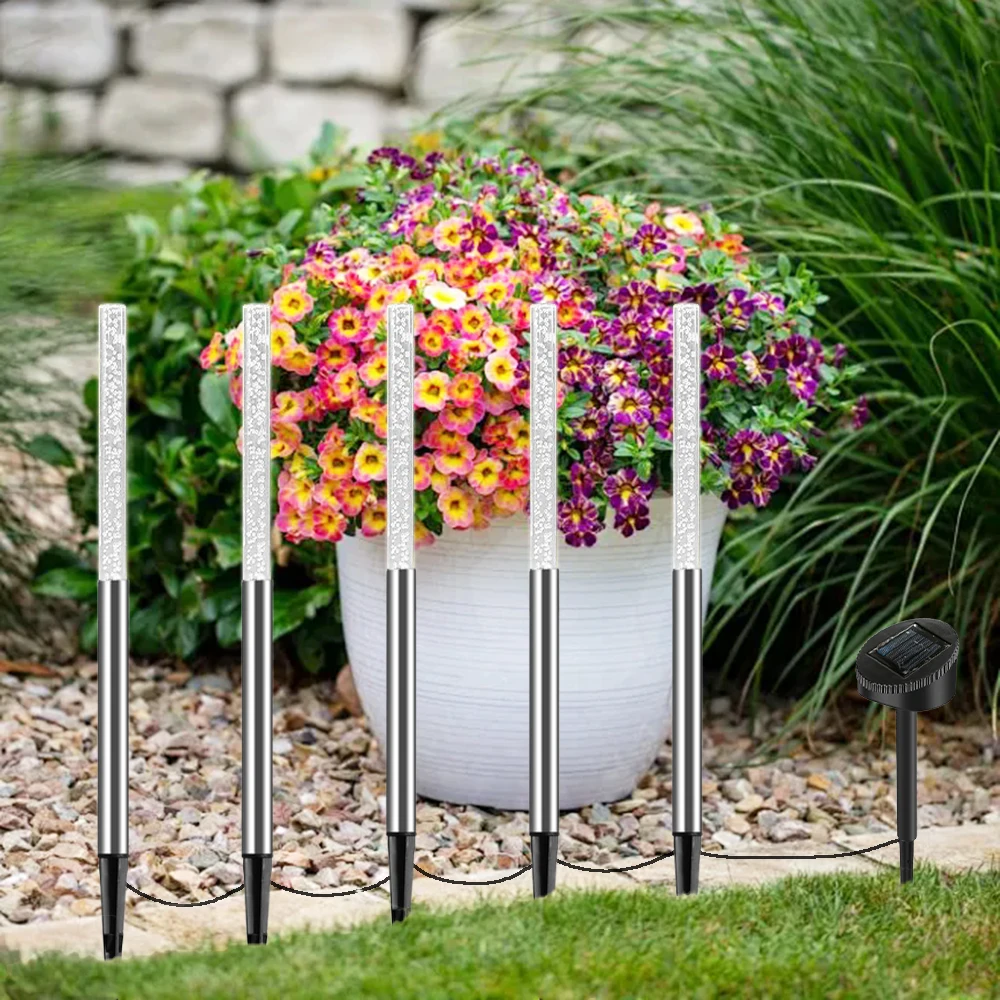 Solar Acrylic Bubble Stick, 1set Solar crylic BubbleTube Lights Lights for Pathway Lawn Landscape Garden ect Decor
Solar Acrylic Bubble Stick, 1set Solar crylic BubbleTube Lights Lights for Pathway Lawn Landscape Garden ect Decor