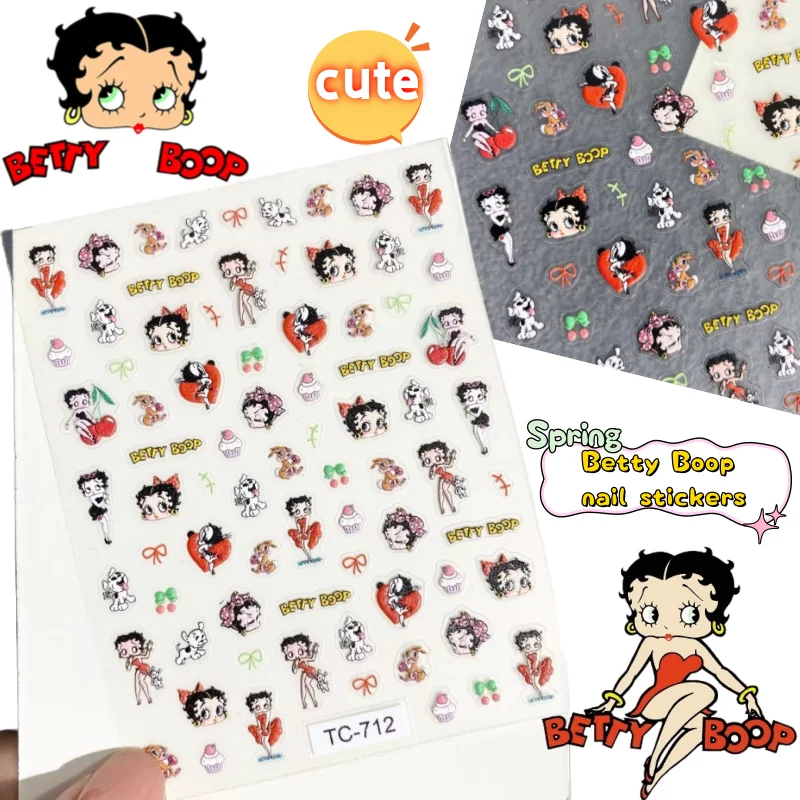 Наклейки для ногтей Betty Boop: высококачественные, с мультяшным принтом, милые, для девочек, для стаканов, чехлов для телефонов, объемные, водонепроницаемые
Наклейки для ногтей Betty Boop: высококачественные, с мультяшным принтом, милые, для девочек, для стаканов, чехлов для телефонов, объемные, водонепроницаемые