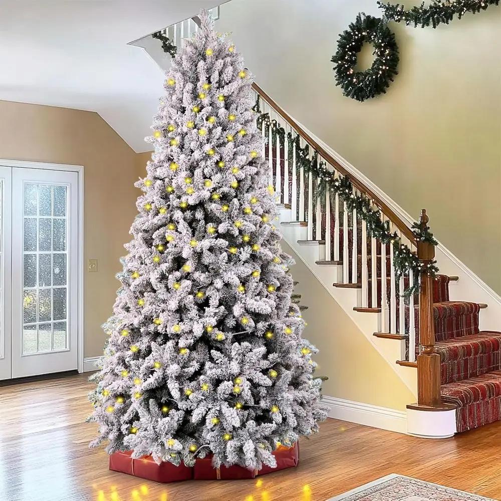 7.5ft Pre-lit Christmas Tree with Premium Stand, Storage Bag, 798 Dual-Color Lights, 3-Minute Power Connect, 1869 PVC Tips for I
7.5ft Pre-lit Christmas Tree with Premium Stand, Storage Bag, 798 Dual-Color Lights, 3-Minute Power Connect, 1869 PVC Tips for I