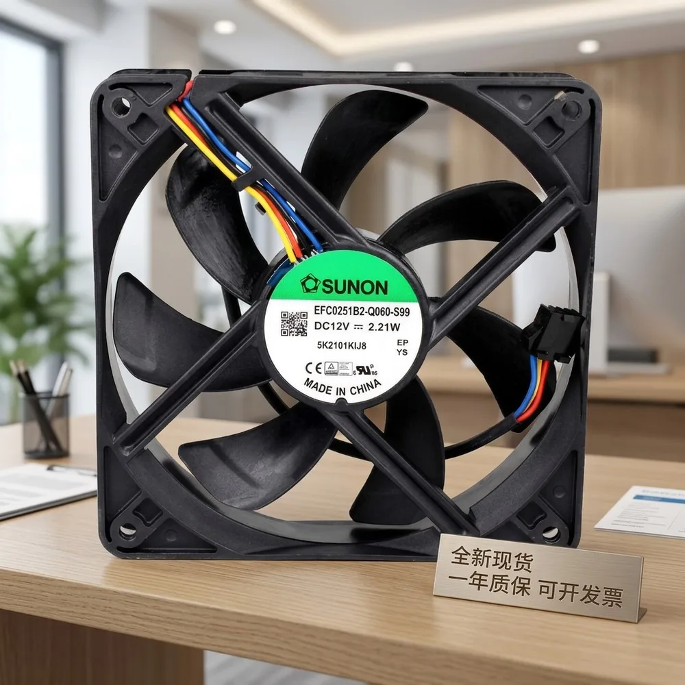 For SUNON EFC0251B2-Q060-S99 12025 12V 12CM 4-Wire Cooling Fan
For SUNON EFC0251B2-Q060-S99 12025 12V 12CM 4-Wire Cooling Fan