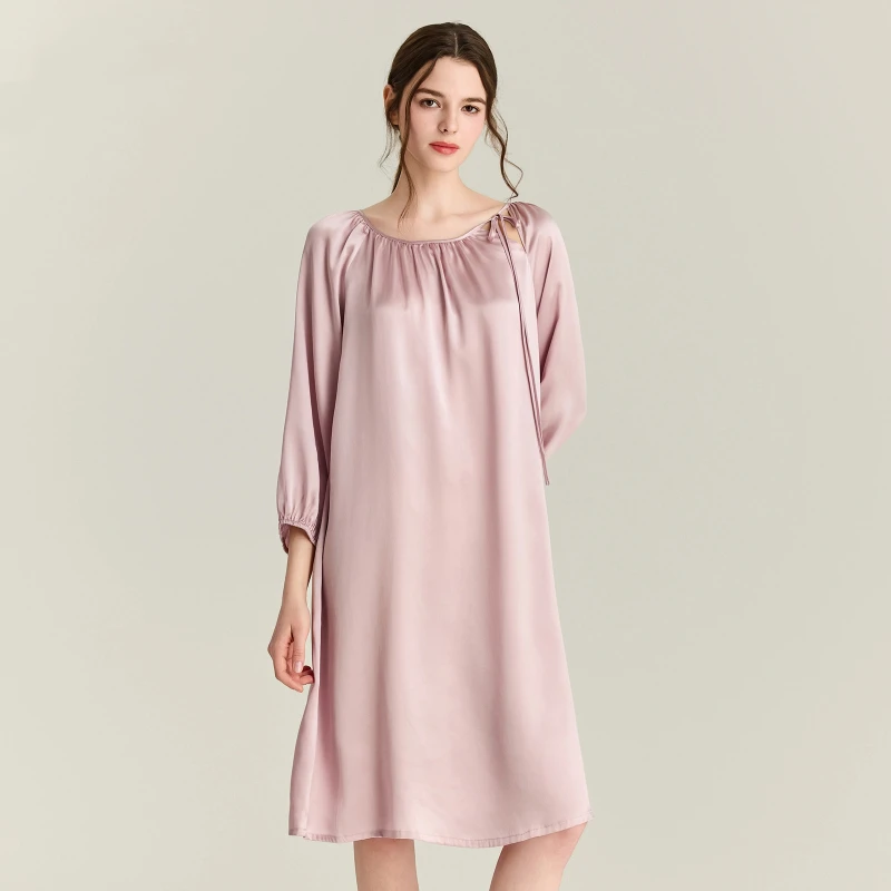 100% Real Silk Plus Size Nightgown Sleepwear Lace Up Midi Chemise Sleepwear Dress Pink Nightgowns Sleeping Dress Loungewear PJS
100% Real Silk Plus Size Nightgown Sleepwear Lace Up Midi Chemise Sleepwear Dress Pink Nightgowns Sleeping Dress Loungewear PJS