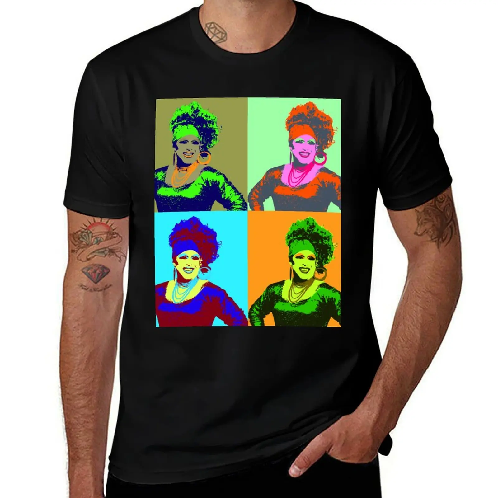 Custom Pop art portrait T-Shirt summer clothes summer top anime clothes graphics shirts men graphic
Custom Pop art portrait T-Shirt summer clothes summer top anime clothes graphics shirts men graphic