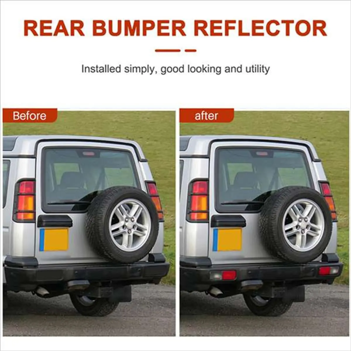 Attractive- Rear Bumper Reflector Turn Signal Indicator Brake Lamp Brake Reverse Lamp for Land Rover Discovery 2 A
Attractive- Rear Bumper Reflector Turn Signal Indicator Brake Lamp Brake Reverse Lamp for Land Rover Discovery 2 A