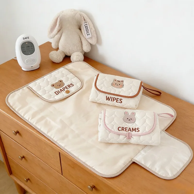 Пеленальный коврик Bear Baby, портативный многофункциональный водонепроницаемый герметичный комплект для пеленания подгузников
Пеленальный коврик Bear Baby, портативный многофункциональный водонепроницаемый герметичный комплект для пеленания подгузников