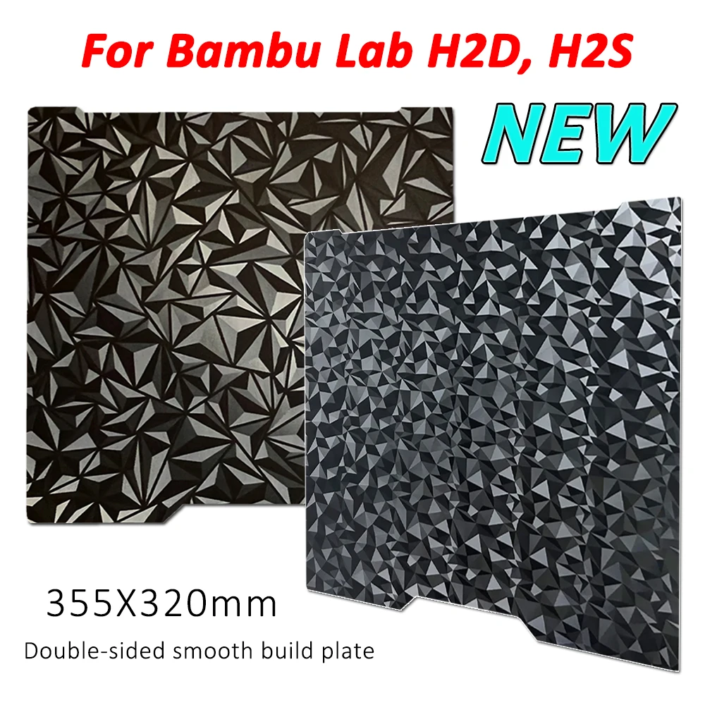 Double Sided Smooth PEO PET H2S Build Plate for Bambu Lab H2D PEI Sheet Textured Spring Steel for Bambulab h2d H2S Build plate
Double Sided Smooth PEO PET H2S Build Plate for Bambu Lab H2D PEI Sheet Textured Spring Steel for Bambulab h2d H2S Build plate
