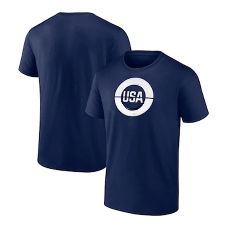 Summer Pure Cotton Unisex Short Sleeved T-shirt USA Printed Training Sports Shirt Oversized Breathable Quick Drying Casual Shirt
Summer Pure Cotton Unisex Short Sleeved T-shirt USA Printed Training Sports Shirt Oversized Breathable Quick Drying Casual Shirt