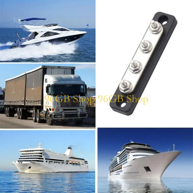 96GB 100A Marine Bus Bar with Dustproof Cover 4 Gang Power Distribution for Yacht
96GB 100A Marine Bus Bar with Dustproof Cover 4 Gang Power Distribution for Yacht