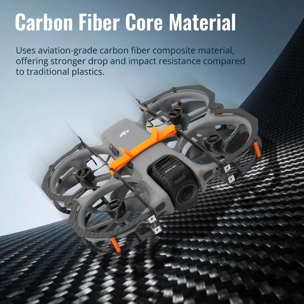 Carbon Fiber Armor For DJI Avata 360 Protective Cover Anti-collision Mecha for AVATA360 Drone Safe Flight Protection Accessories
Carbon Fiber Armor For DJI Avata 360 Protective Cover Anti-collision Mecha for AVATA360 Drone Safe Flight Protection Accessories