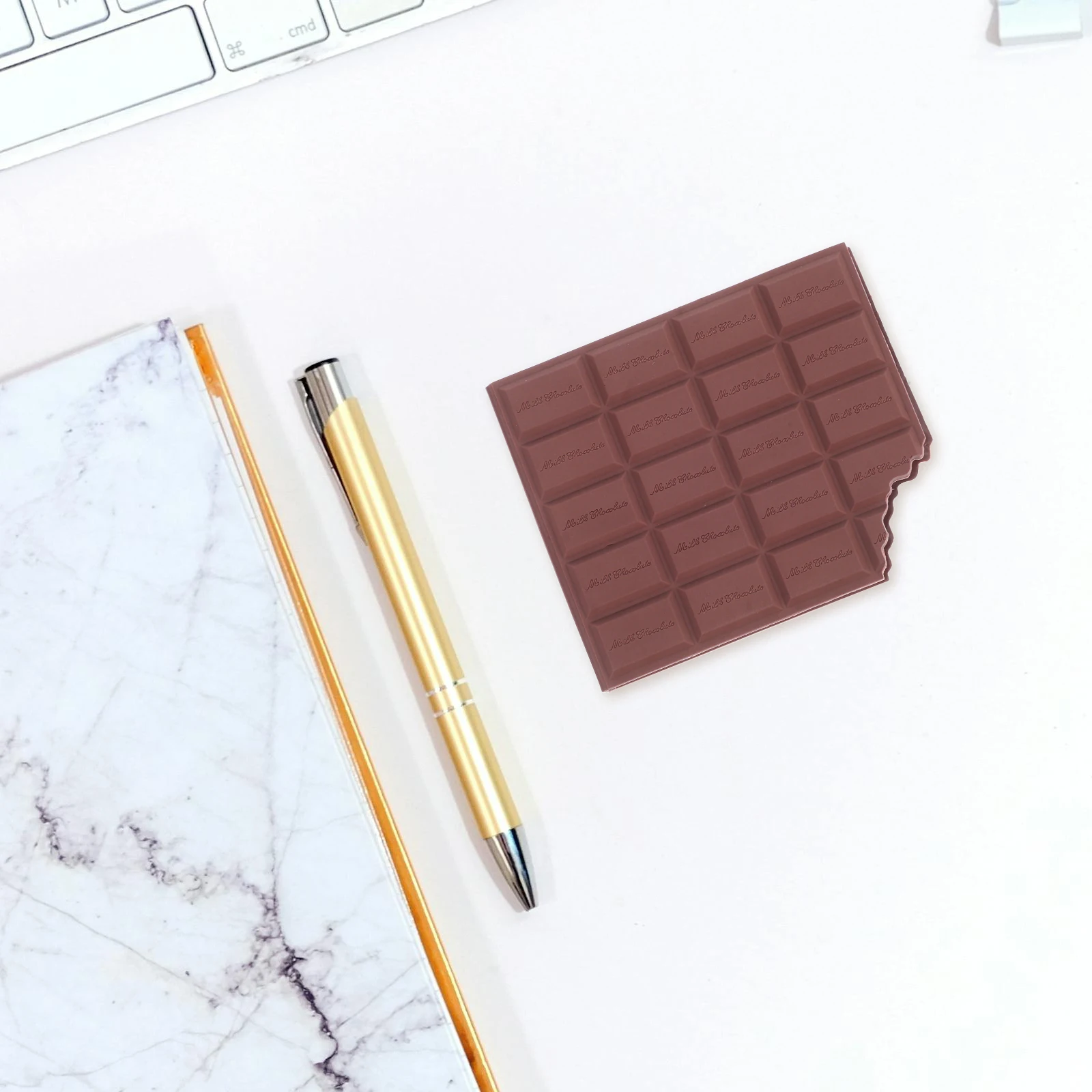 2pcs Scented Chocolate Shaped Self Stick Pads Strong Adhesive Eco Friendly Office Stationery Student Supplies
2pcs Scented Chocolate Shaped Self Stick Pads Strong Adhesive Eco Friendly Office Stationery Student Supplies