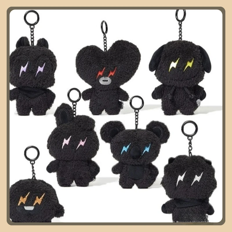 11Cm Kpop Kawaii Small Animal Mini Plush Keychain Pendant Cartoon New Black Lightning Series Pendant Keyring Fans Collect Gift
11Cm Kpop Kawaii Small Animal Mini Plush Keychain Pendant Cartoon New Black Lightning Series Pendant Keyring Fans Collect Gift