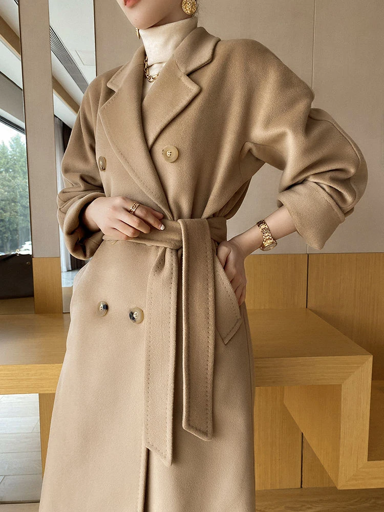 2024 Autumn Winter Woolen Coat Women's Clothing Solid Color Lapel Double Breasted Lace-up Loose Long Overcoat
2024 Autumn Winter Woolen Coat Women's Clothing Solid Color Lapel Double Breasted Lace-up Loose Long Overcoat