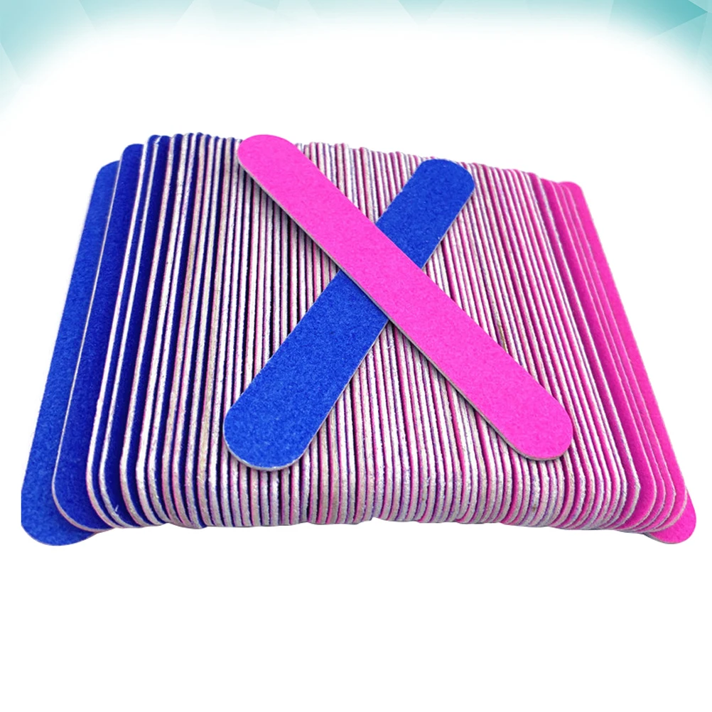 100pcs Nail Files Double Sided Sandpaper Grinding Drill Blue Polishing Manicure Kit for Natural False Nails Extensions Removal
100pcs Nail Files Double Sided Sandpaper Grinding Drill Blue Polishing Manicure Kit for Natural False Nails Extensions Removal