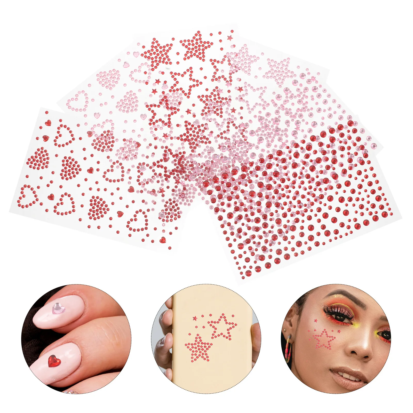6 Sheets Face Gems Self-Adhesive Rhinestone Face Stickers Festival Makeup Nails Crafts Shiny Glitter Jewels Rhinestone Stickers
6 Sheets Face Gems Self-Adhesive Rhinestone Face Stickers Festival Makeup Nails Crafts Shiny Glitter Jewels Rhinestone Stickers