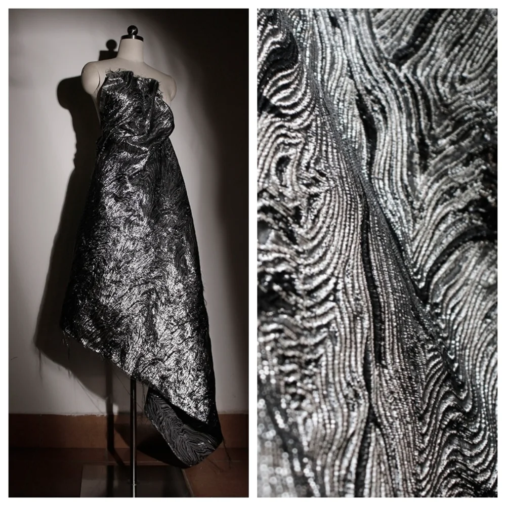 Relief Pleated Fabric Renovating Stage Graduation Diy Sewing Clothing Designer Fabrics Cloth By The Meter Material
Relief Pleated Fabric Renovating Stage Graduation Diy Sewing Clothing Designer Fabrics Cloth By The Meter Material