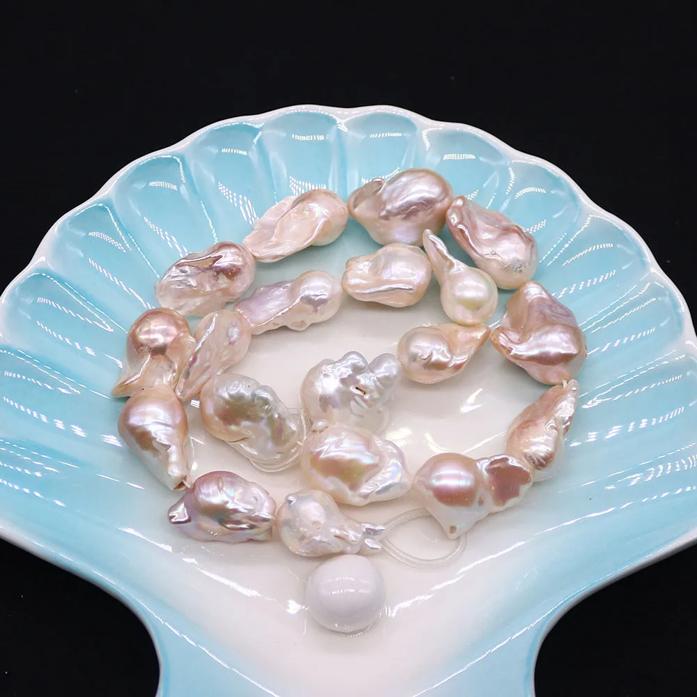 Роскошные белые барочные пресноводные жемчужные нити с прямым отверстием, в форме хвоста, для самостоятельного изготовления ожерелий, браслетов, ювелирных украшений, 18x21 мм
Роскошные белые барочные пресноводные жемчужные нити с прямым отверстием, в форме хвоста, для самостоятельного изготовления ожерелий, браслетов, ювелирных украшений, 18x21 мм