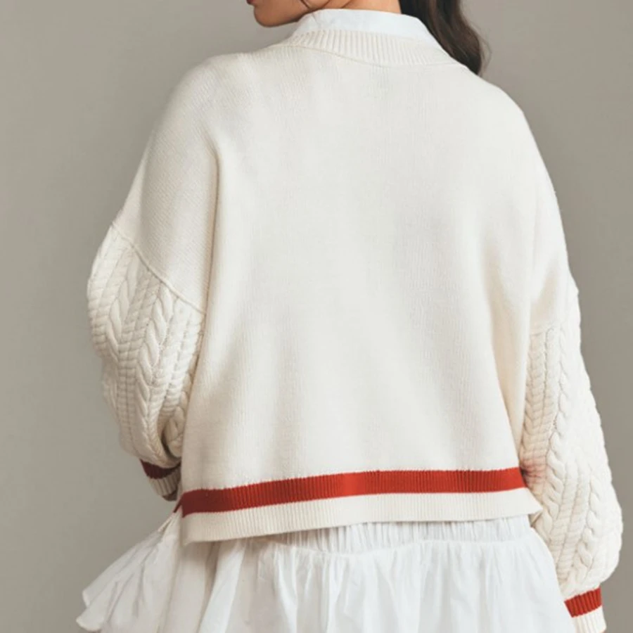 Streetwear Women Long Sleeve Embroidery Print Sweaters Casual Basic Premium Quality Pullovers
Streetwear Women Long Sleeve Embroidery Print Sweaters Casual Basic Premium Quality Pullovers