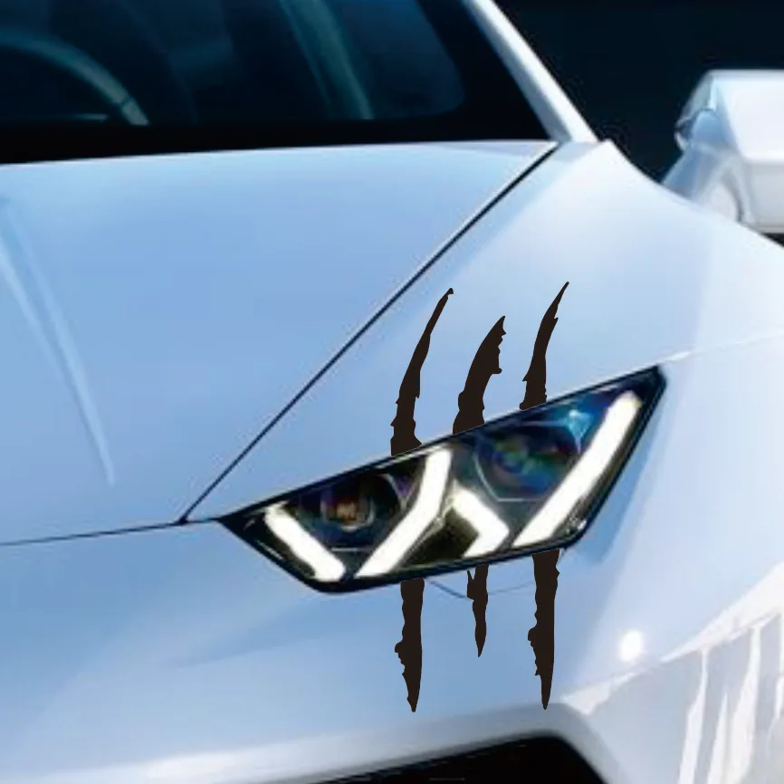 Car Styling Ghost Claw Scratch Stripe Marks Headlight Decal Vinyl Decal Auto Body Decorative Stickers PVC Carving Vinyl Decal
Car Styling Ghost Claw Scratch Stripe Marks Headlight Decal Vinyl Decal Auto Body Decorative Stickers PVC Carving Vinyl Decal
