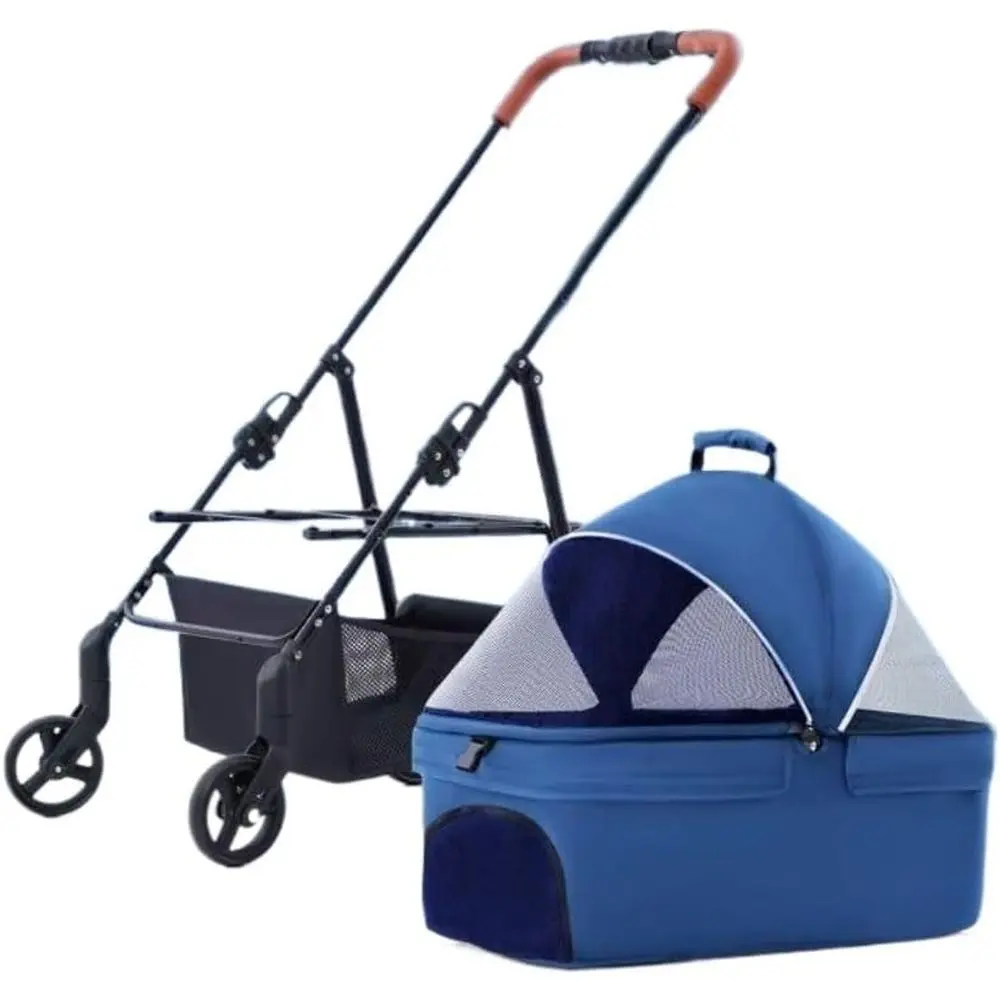 Compact Pet Stroller for Small Dogs and Cats, Lightweight and Foldable, Ideal for Outdoor Adventures (Blue)
Compact Pet Stroller for Small Dogs and Cats, Lightweight and Foldable, Ideal for Outdoor Adventures (Blue)