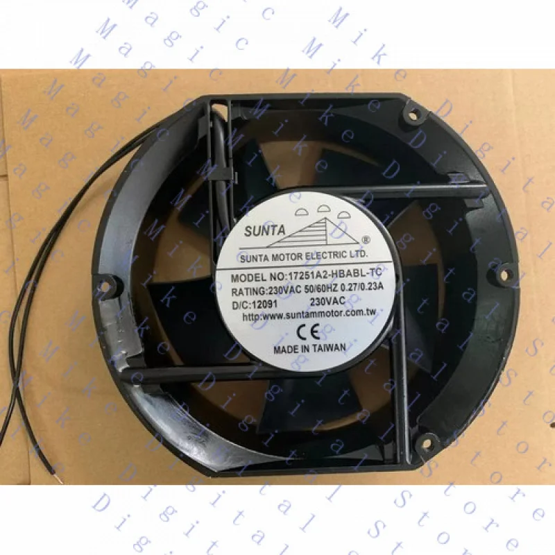 UU 1 PCS Fan 17cm 2 Wire 17251A2-HBAPL-TC AC 230V 17251
UU 1 PCS Fan 17cm 2 Wire 17251A2-HBAPL-TC AC 230V 17251