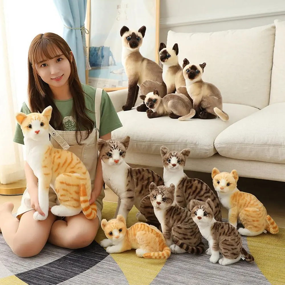 Cute Birthday Gift Lifelike Pillow Plush&padding Home Decor Cartoon Animal Stuffed Lying Cat Plush Doll Pet Toys Simulation Cat
Cute Birthday Gift Lifelike Pillow Plush&padding Home Decor Cartoon Animal Stuffed Lying Cat Plush Doll Pet Toys Simulation Cat