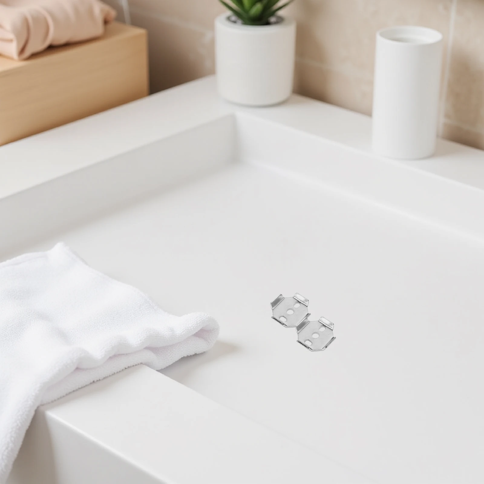 4Pcs Towel Bar Replacement Parts Kit - Heavy Duty Stainless Steel Mounting Brackets with Bottom Washers for Bath Towel Rack
4Pcs Towel Bar Replacement Parts Kit - Heavy Duty Stainless Steel Mounting Brackets with Bottom Washers for Bath Towel Rack