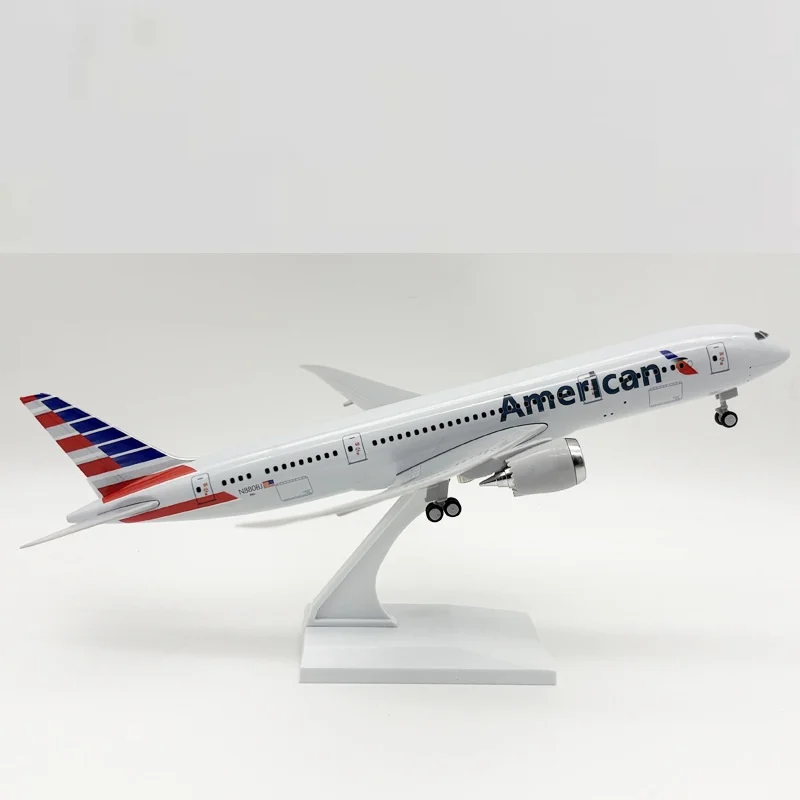 B787 American Airways 30cm Airplane Model 1/250 Scale Aircraft Diecast Resin Model Planes Toy For Boys With Wheels Collected Gif
B787 American Airways 30cm Airplane Model 1/250 Scale Aircraft Diecast Resin Model Planes Toy For Boys With Wheels Collected Gif