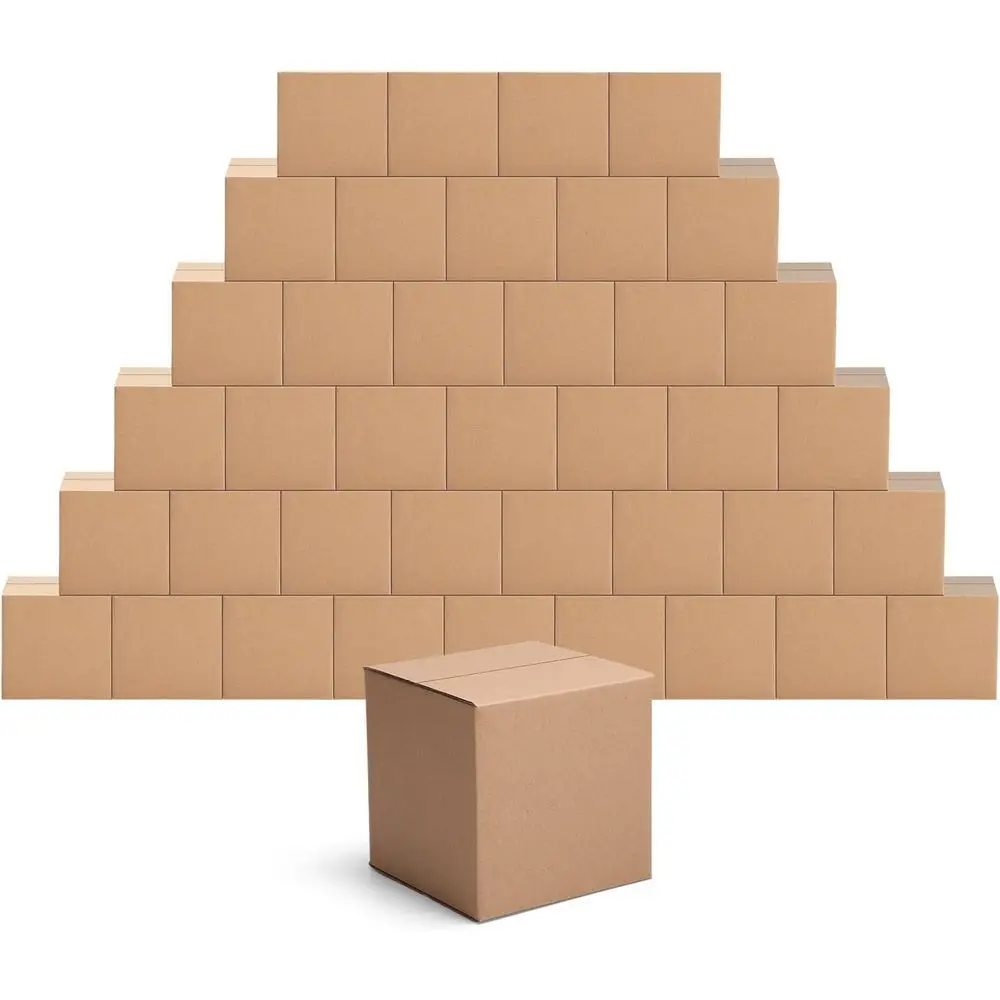 40-Pack 5x5x5 Inch Small Cardboard Shipping Boxes for Packing, Moving, and Mailing - Brown
40-Pack 5x5x5 Inch Small Cardboard Shipping Boxes for Packing, Moving, and Mailing - Brown