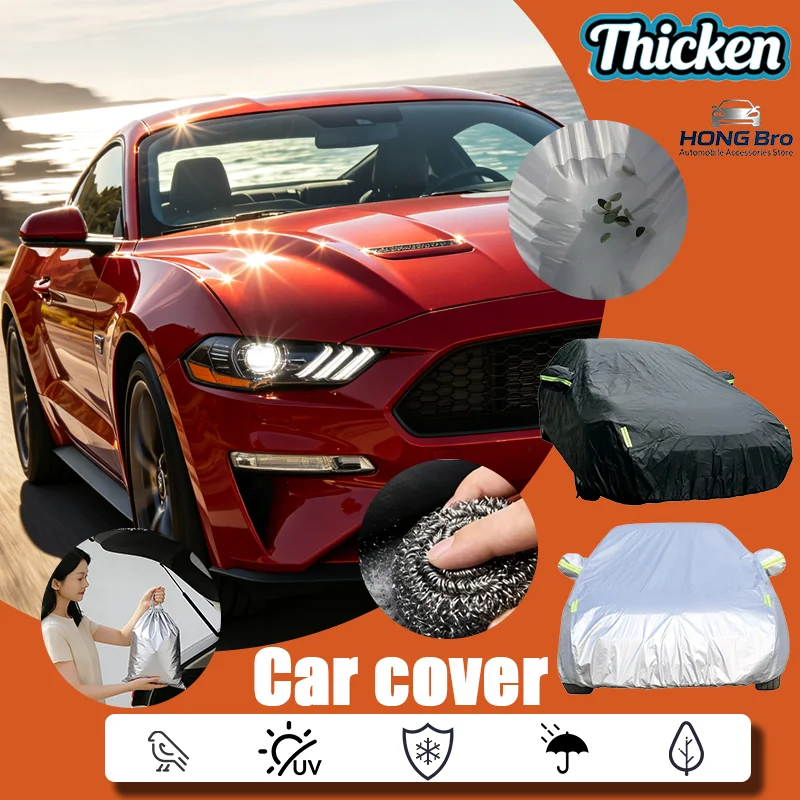 For Ford Mustang GT Shelby Cobra Bullitt 1994-2023 Waterproof Car Cover Snow Rain Dust Hail Resistant Auto Cover
For Ford Mustang GT Shelby Cobra Bullitt 1994-2023 Waterproof Car Cover Snow Rain Dust Hail Resistant Auto Cover