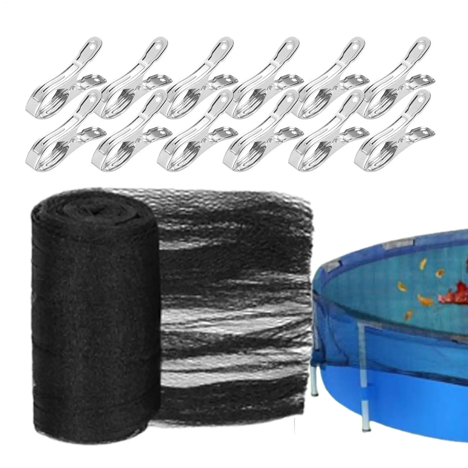 Pool Cover Pool Safety Cover With 12 Clips Water Protective Net Sun Protection For Swimming Hot Tub Kids Pets Outdoor Backyard
Pool Cover Pool Safety Cover With 12 Clips Water Protective Net Sun Protection For Swimming Hot Tub Kids Pets Outdoor Backyard