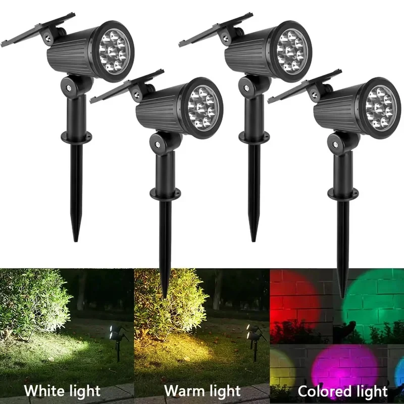 Solar LED Spotlight for Outdoor Garden Landscape Lighting Waterproof Solar Powered Spot Lights for Garden Lawn Yard Walkway
Solar LED Spotlight for Outdoor Garden Landscape Lighting Waterproof Solar Powered Spot Lights for Garden Lawn Yard Walkway