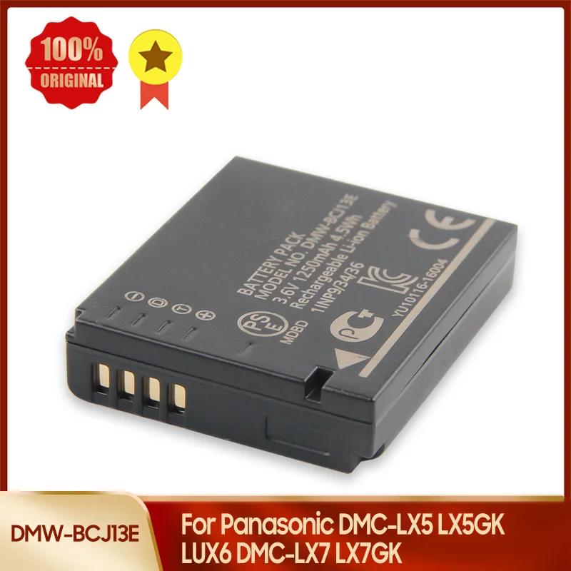 DMW-BCJ13E Replacement Battery For Panasonic DMC-LX5 LX5GK LUX6 DMC-LX7 LX7GK Batteries 1250mAh
DMW-BCJ13E Replacement Battery For Panasonic DMC-LX5 LX5GK LUX6 DMC-LX7 LX7GK Batteries 1250mAh