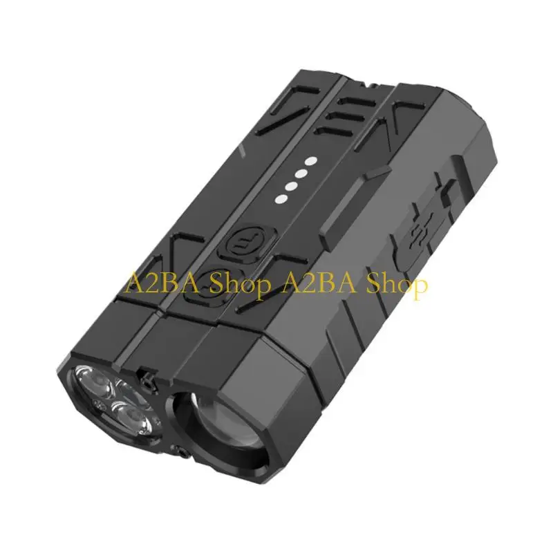 A2BA Double Beam Flashlight Rechargeable Battery 4 Level Brightness
A2BA Double Beam Flashlight Rechargeable Battery 4 Level Brightness