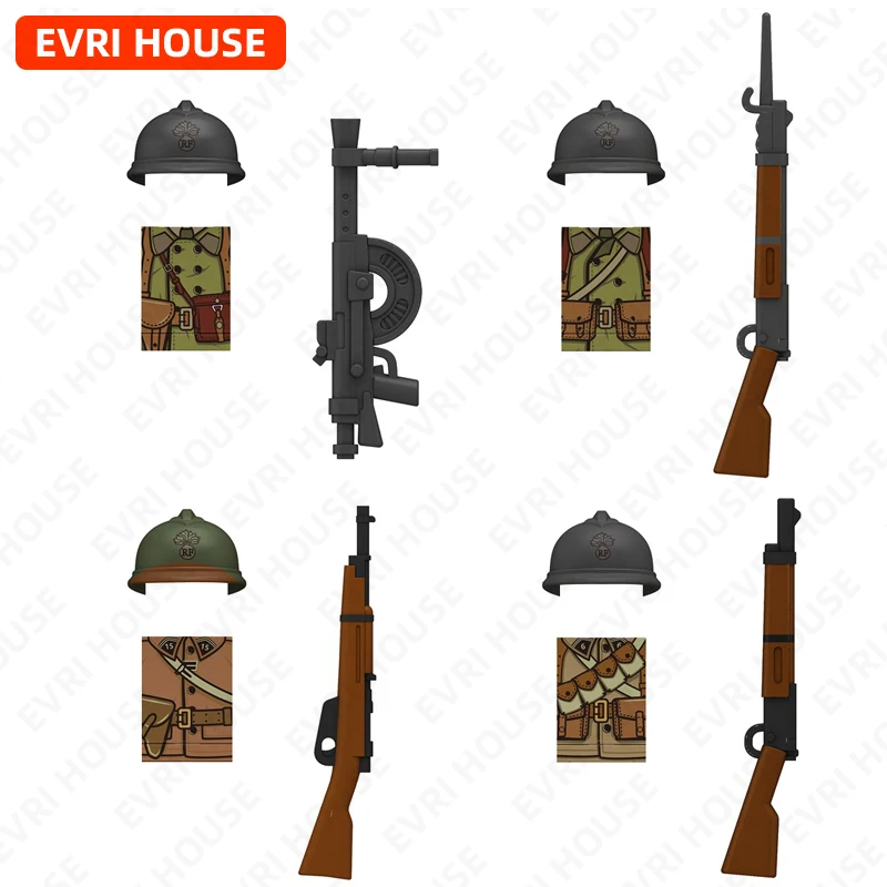 French Infantry Building Block Doll DIM Dragoon Regiment Mini Bricks Action Figures Assembly Toys for Children N637-640
French Infantry Building Block Doll DIM Dragoon Regiment Mini Bricks Action Figures Assembly Toys for Children N637-640