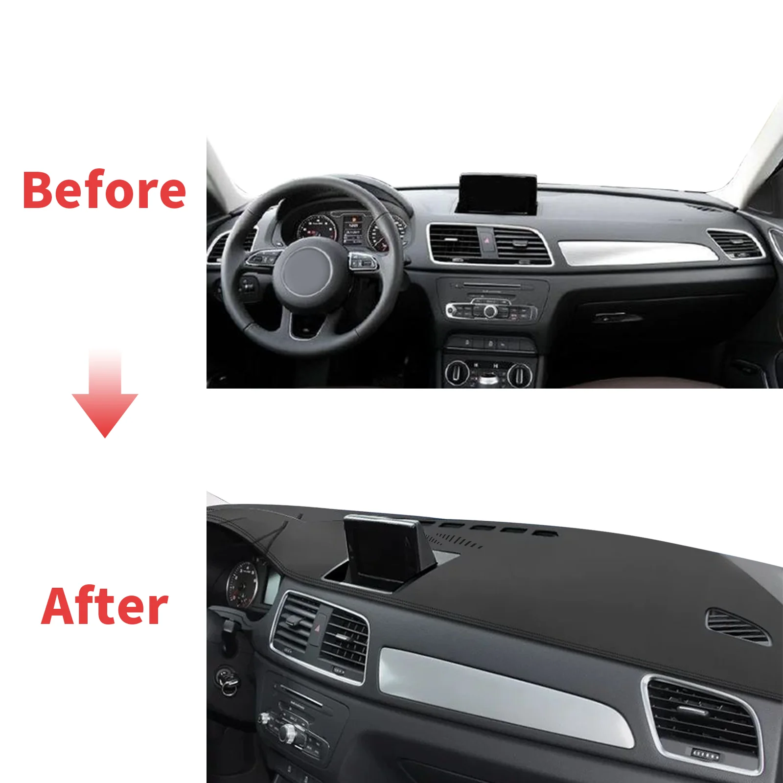 fit for Audi Q3 8U 2012 2013 2014 2015 2016-2018 Dashmat Dashboard Cover Pad Protective Carpet Car Accessories DashMat Sunshade
fit for Audi Q3 8U 2012 2013 2014 2015 2016-2018 Dashmat Dashboard Cover Pad Protective Carpet Car Accessories DashMat Sunshade