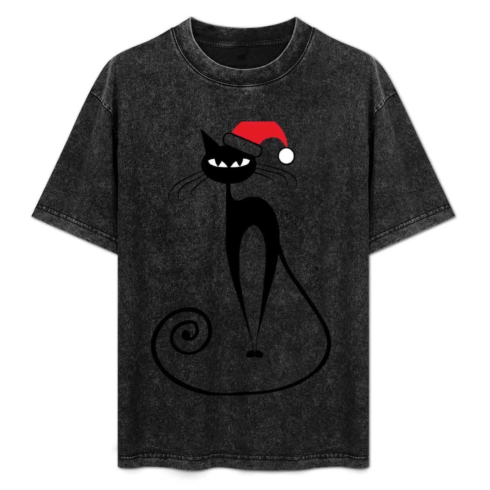 Cat christmas T-Shirt Basic Plain Tee for Spring and Summer
Cat christmas T-Shirt Basic Plain Tee for Spring and Summer