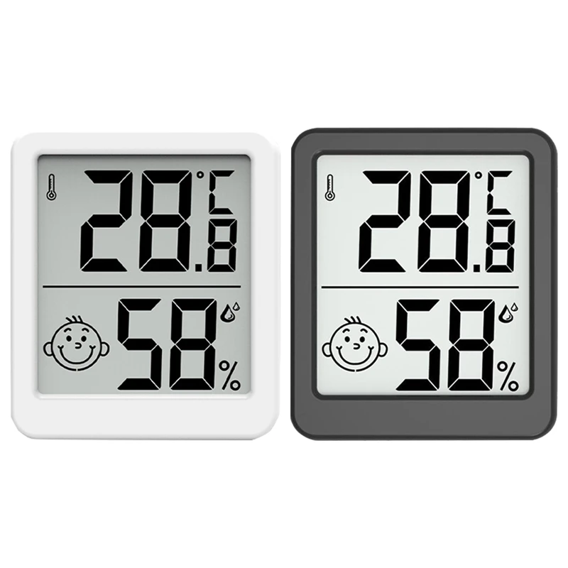 2Piece Indoor Room Electronic Temperature Humidity Meter Sensor Gauge Weather Station White&Black
2Piece Indoor Room Electronic Temperature Humidity Meter Sensor Gauge Weather Station White&Black