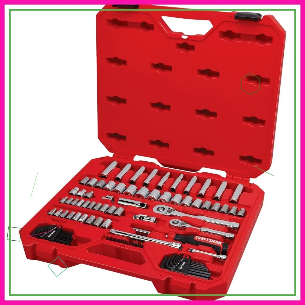 Набор механических инструментов из 8 предметов с метрическими головками SAE/метрическими головками, низкопрофильная трещотка для плотных помещений
Набор механических инструментов из 8 предметов с метрическими головками SAE/метрическими головками, низкопрофильная трещотка для плотных помещений