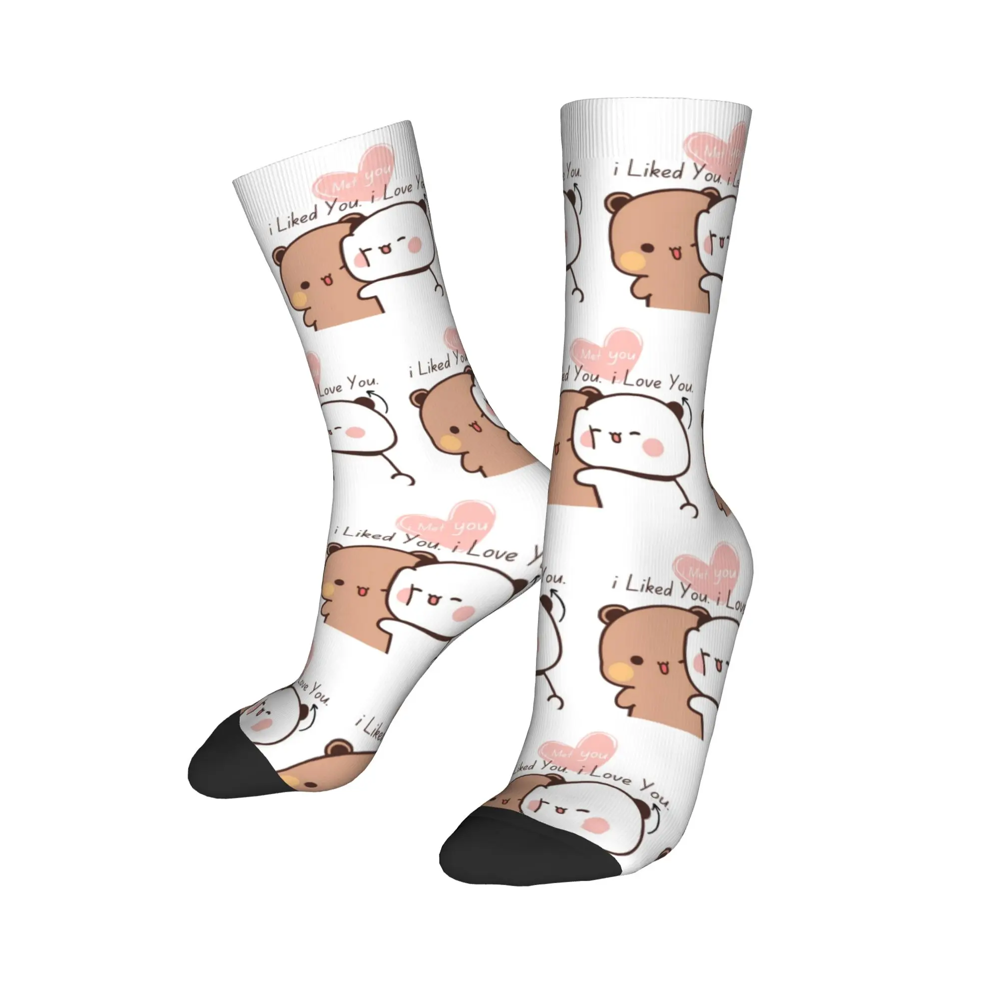Happy Funny Male Men Socks Harajuku I Love You Bear and Panda Bubu Dudu Bear Sock Skateboard Women Socks Summer Autumn Winter
Happy Funny Male Men Socks Harajuku I Love You Bear and Panda Bubu Dudu Bear Sock Skateboard Women Socks Summer Autumn Winter