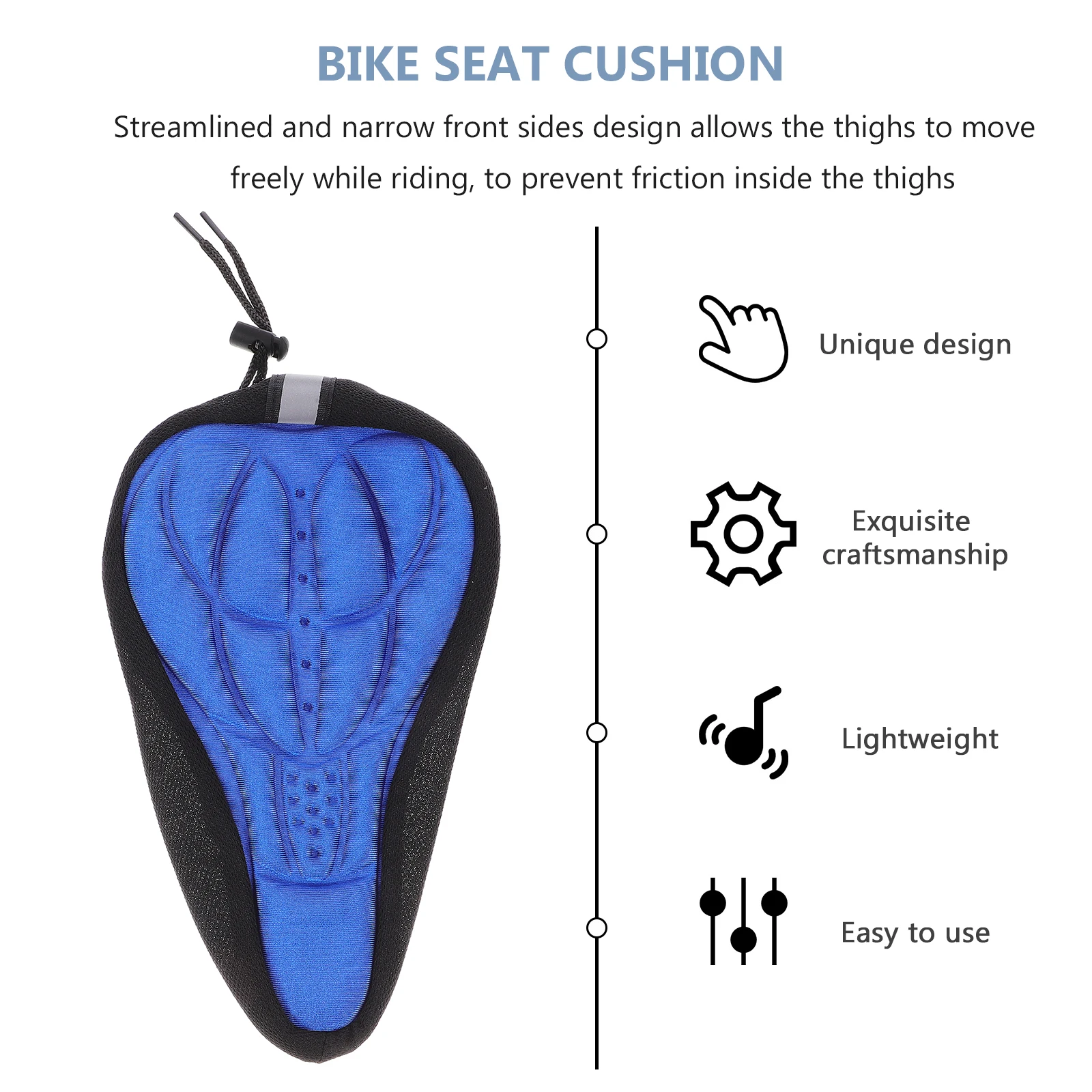 Universal 3D Thick Sponge Bike Seat Cushion Cover Breathable Ergonomic Bicycle Saddle For Mountain Bike Anti-Friction Cycling
Universal 3D Thick Sponge Bike Seat Cushion Cover Breathable Ergonomic Bicycle Saddle For Mountain Bike Anti-Friction Cycling