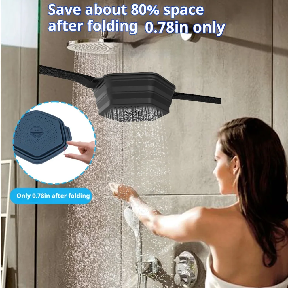 High Quality Foldable Shower Ice Bath Silicone Convenient Ice Storage Basket Temperature Reducing Portable Shower Head
High Quality Foldable Shower Ice Bath Silicone Convenient Ice Storage Basket Temperature Reducing Portable Shower Head