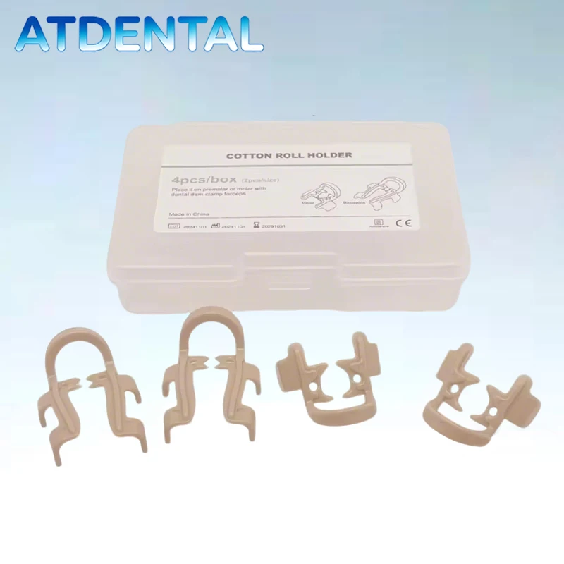 Dental Cotton Roll Holder Resin Clips for Molar Premolar Hemostatic Clamps for Root Canal Filling Treatment Dental Tool
Dental Cotton Roll Holder Resin Clips for Molar Premolar Hemostatic Clamps for Root Canal Filling Treatment Dental Tool