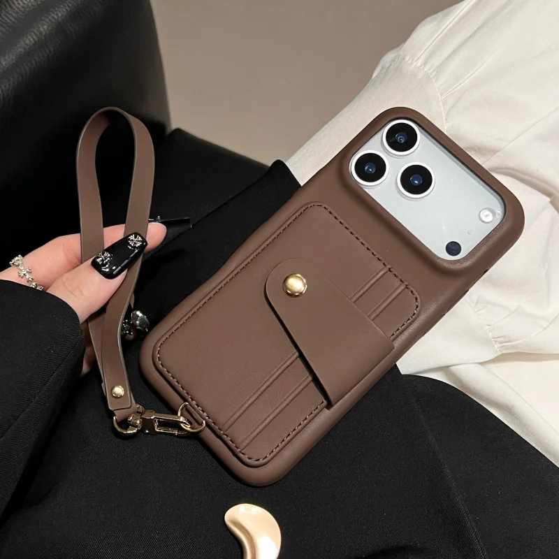 Suitable for dark brown button card holdersiphone16promaxNew Apple15proPhone case14Personality Creativity13High-end protective c
Suitable for dark brown button card holdersiphone16promaxNew Apple15proPhone case14Personality Creativity13High-end protective c
