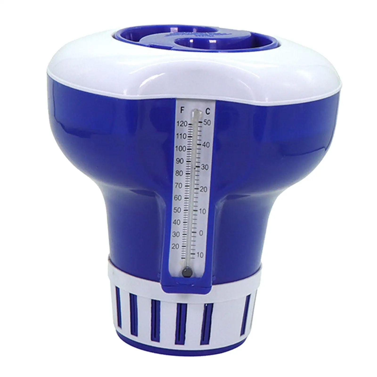 Floating Chlorine Dispenser with Thermometer Chlorine Bromine for Swimming Pool
Floating Chlorine Dispenser with Thermometer Chlorine Bromine for Swimming Pool