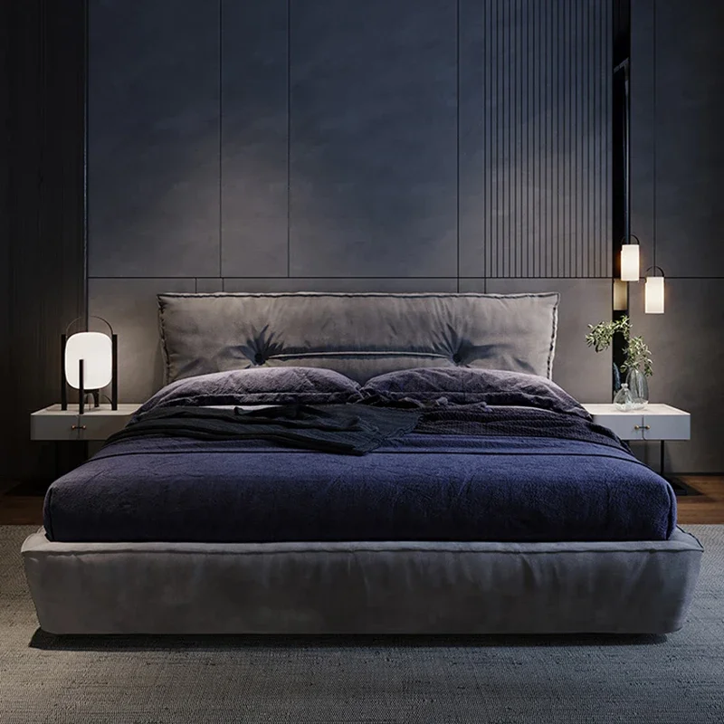 Nordic Fabric Double Bed Italian Minimalist Tatami Modern Double Bed Soft Storage Camas Moderrnas Inteligentes Bedroom Furniture
Nordic Fabric Double Bed Italian Minimalist Tatami Modern Double Bed Soft Storage Camas Moderrnas Inteligentes Bedroom Furniture